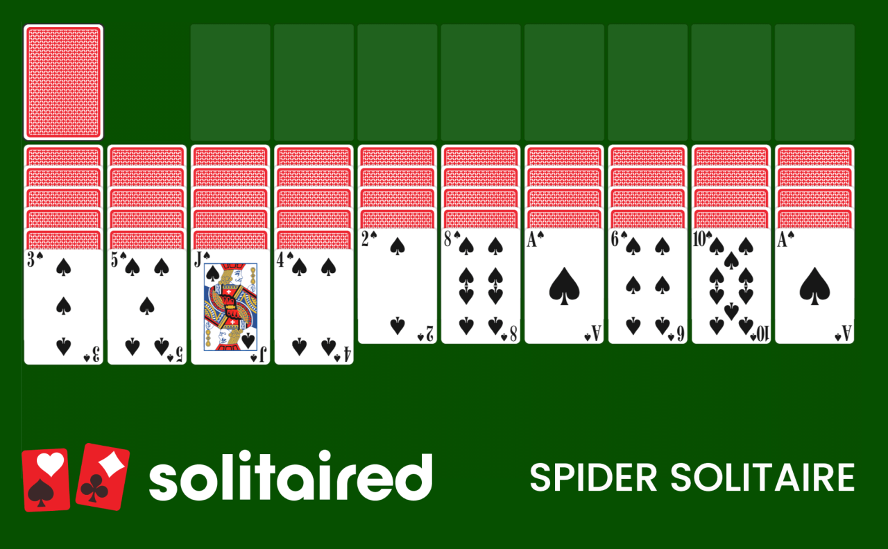 Spider solitaire online